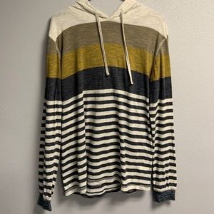 Stripped lightweight hoodie